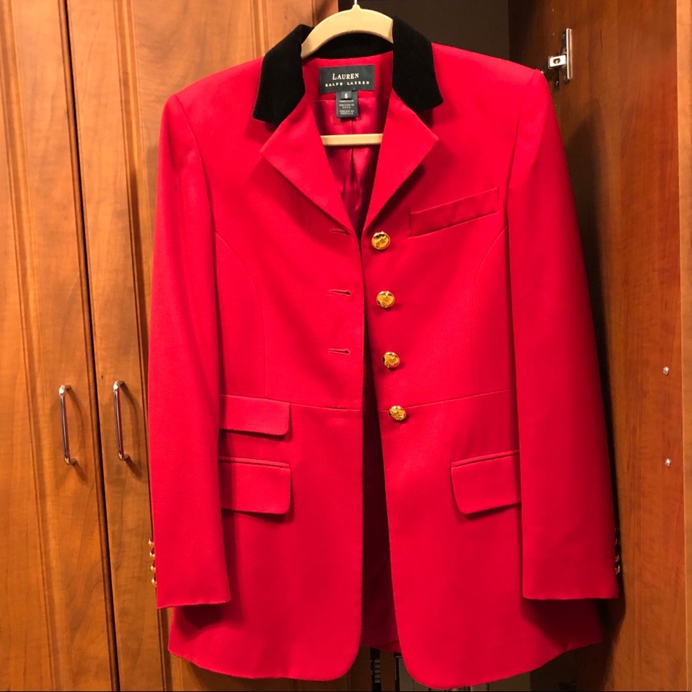 Riding style blazer